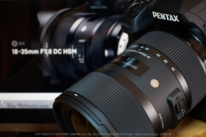 SIGMA 18-35mm f1.8 Art PENTAX用SIGMA