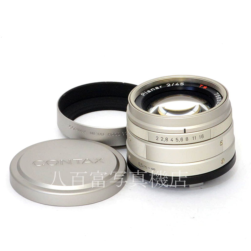 中古】 コンタックス Planar T* 45mm F2 GG-2・GK-54 セット Gシリーズ