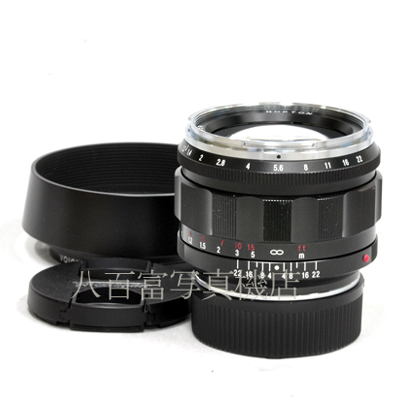 中古】 フォクトレンダー ノクトン 50mm F1.2 ブラック ライカM  