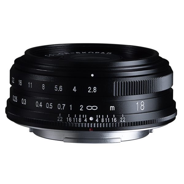 FUJI X-Mount / フォクトレンダー Voigtlander カラースコパー COLOR-SKOPAR 18mm F2.8  Aspherical ブラック / 広角レンズ ミラーレス専用 / フジXマウント用｜カメラのことなら八百富写真機店