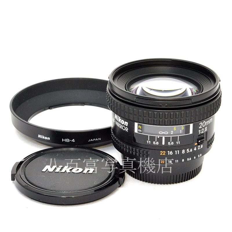 【中古】 ニコン AF Nikkor 20mm F2.8S Nikon / ニッコール 中古交換レンズ 50682｜カメラのことなら八百富写真機店
