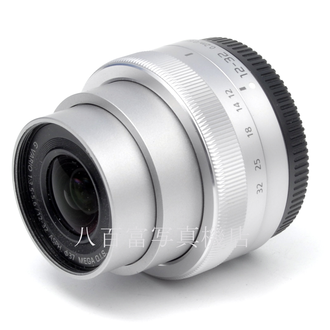 【中古】 パナソニック LUMIX G VARIO 12-32mm F3.5-5.6 ASPH. MEGA O.I.S. シルバー マイクロフォーサーズ用 Panasonic 中古交レンズ 65939
