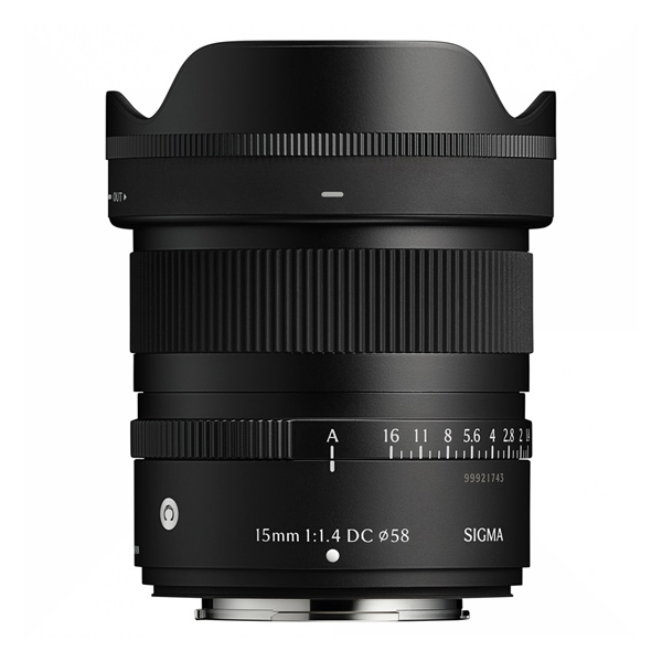 《新製品予約》 シグマ Sigma 15mm F1.4 DC Contemporary / FUJI X / 広角レンズ / APS-Cサイズ対応 ミラーレス専用 / フジフイルムXマウント