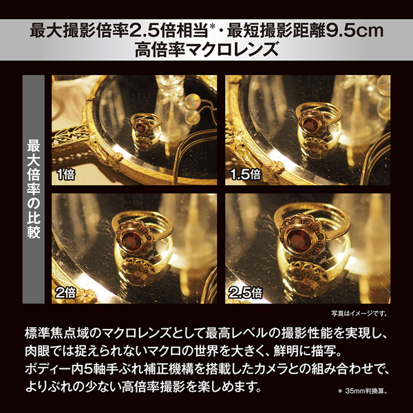 OM SYSTEM M.ZUIKO DIGITAL ED 30mm F3.5 Macro マイクロフォーサーズ