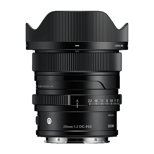 シグマ Sigma 20mm F2 DG Contemporary / LEICA L / ブラック / 広角レンズ / 35mmフルサイズ対応 ミラーレス専用 / ライカLマウント / SIGMA