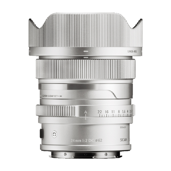 シグマ Sigma 24mm F2 DG Contemporary / LEICA-L / シルバー / 広角レンズ / 35mmフルサイズ対応 ミラーレス専用 / ライカLマウント / SIGMA