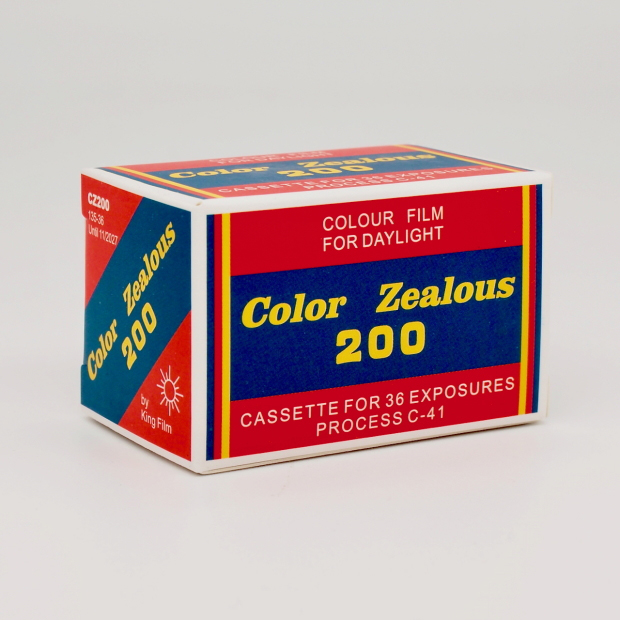 KING FILM COLOR ZEALOUS 200 36枚撮り [カラーフィルム]  キングフイルム