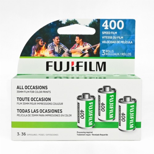 フジフイルム 海外版 FUJIFILM400  36枚撮り 3本パック  FUJIFILM