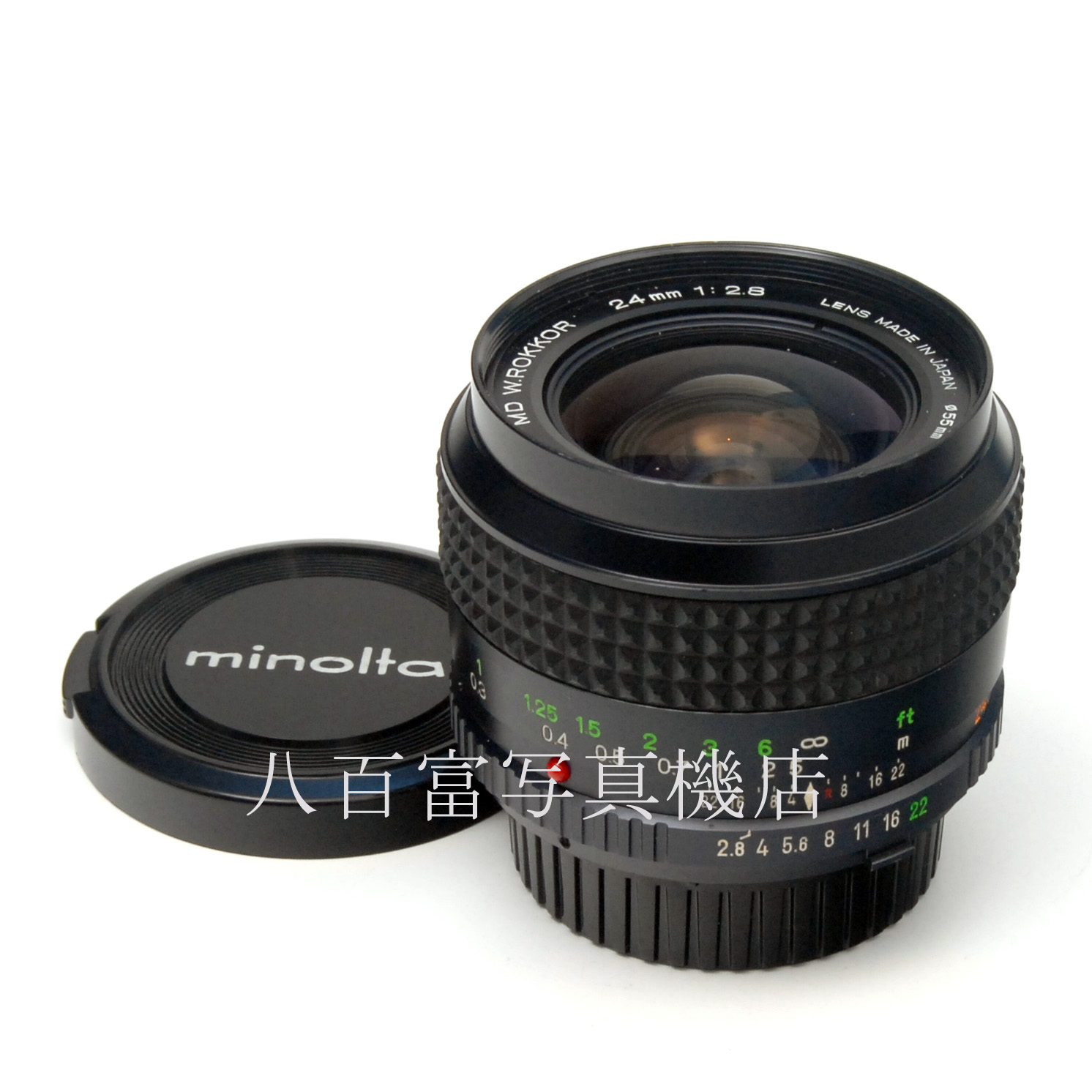 【中古】 ミノルタ MD ロッコール 24mm F2.8 前期 エルマリート型 MINOLTA 中古交換レンズ 66000