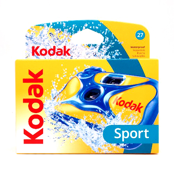コダック  防水使い切りカメラ WATER AND SPORT ISO800 27枚撮り