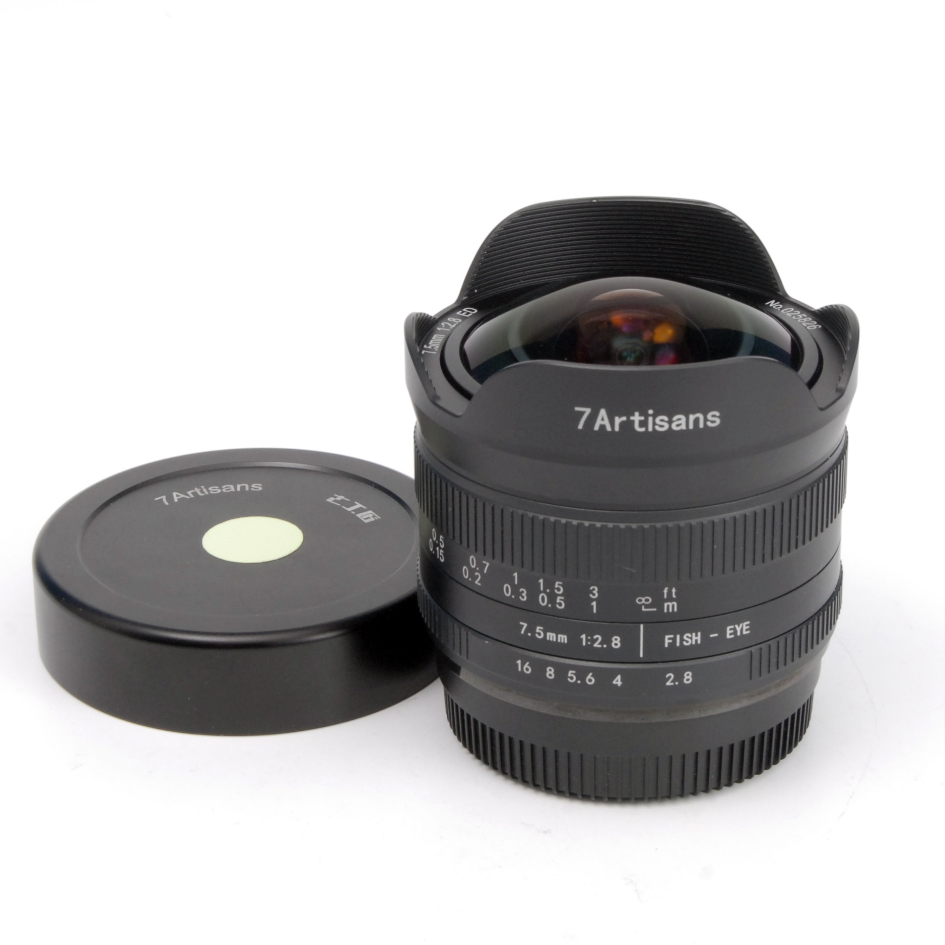 【中古】 七工匠 7.5mm F2.8ED 魚眼レンズ フジフイルムX用 7Artisans 中古交換レンズ 65796