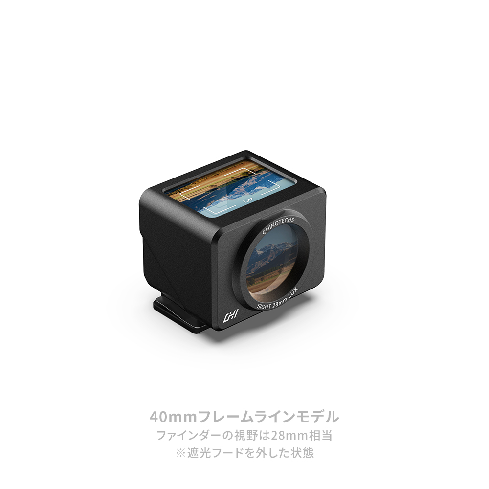 《新製品予約》 CHI SIGHT ウエストレベルファインダー JWF13B 40mm BK