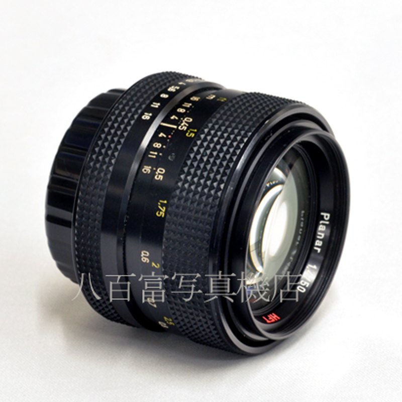 【中古】 カールツァイス Planar HFT 50mm F1.4 ローライQBM:２ピン型マウント 西ドイツ製 Carl Zeiss プラナー 中古交換レンズ 58237