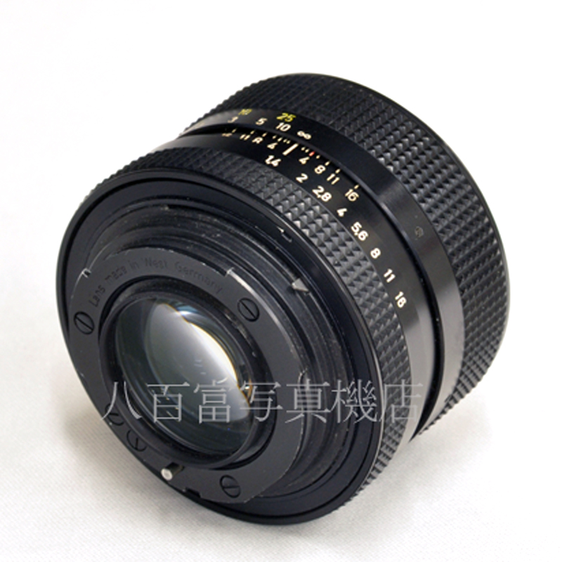 【中古】 カールツァイス Planar HFT 50mm F1.4 ローライQBM:２ピン型マウント 西ドイツ製 Carl Zeiss プラナー 中古交換レンズ 58237