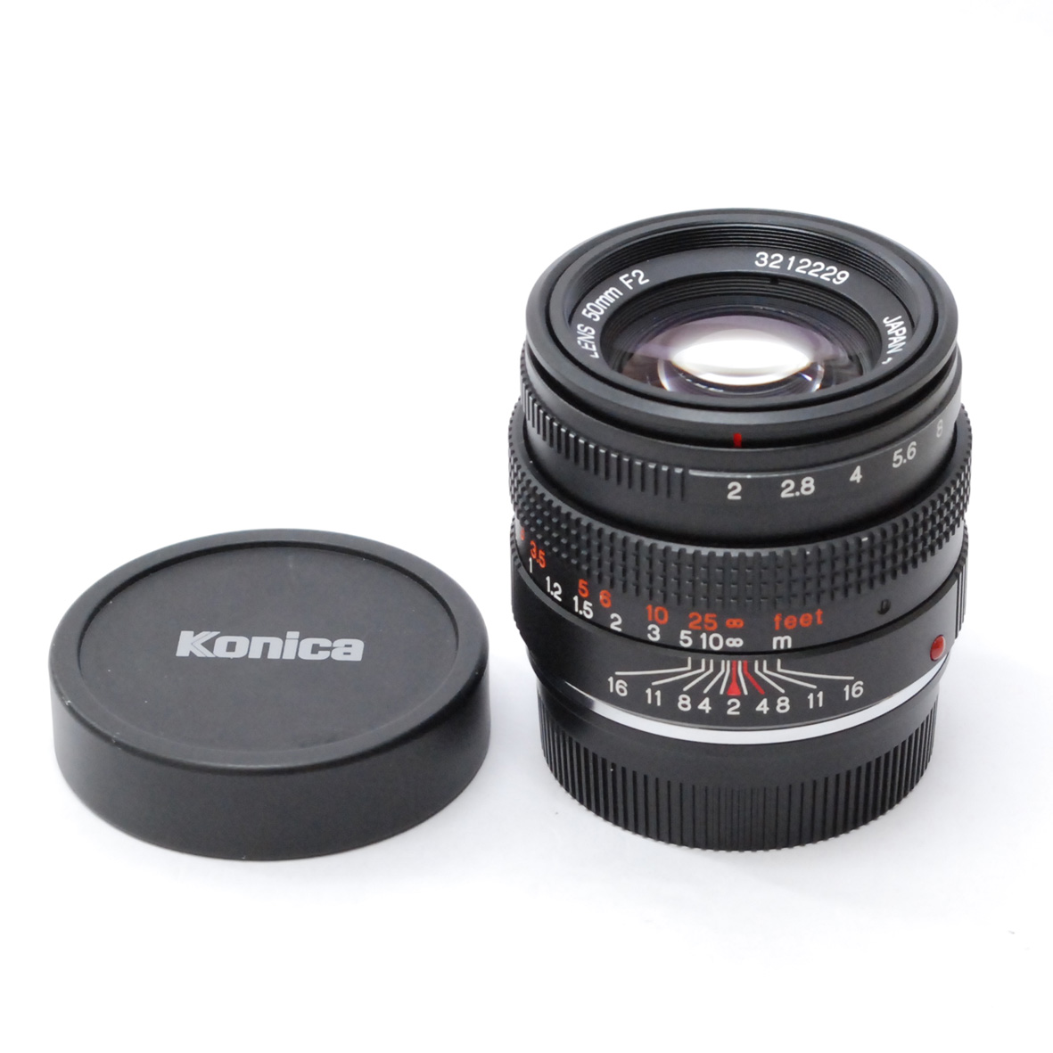 【中古】 コニカ M-ヘキサノン 50mm F2 ライカMマウント Konica HEXANON 中古交換レンズ 66444