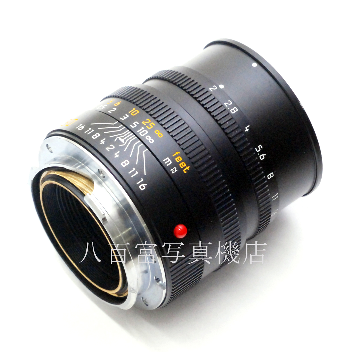 【中古】ライカ ズミクロン-M 50mm F2  6BIT ブラック ライカMマウント用 LEICA SUMMICRON-M 中古交換レンズ 63088
