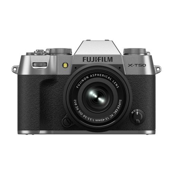 フジフイルム FUJIFILM X-T50 / XC15-45mm レンズキット / シルバー / 日英2言語設定モデル