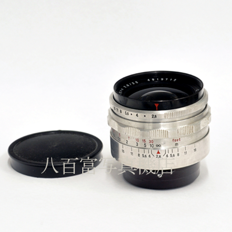 【中古】カール ツァイス イエナ フレクトゴン 35mm F2.8 シルバープラクチナマウント FLEKTOGON Carl Zeiss Jena中古交換レンズ 49028