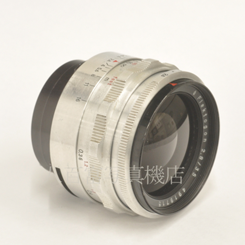 【中古】カール ツァイス イエナ フレクトゴン 35mm F2.8 シルバープラクチナマウント FLEKTOGON Carl Zeiss Jena中古交換レンズ 49028