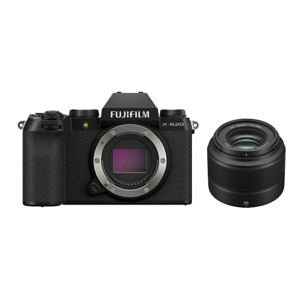 【八百富オリジナルセット】 フジフイルム FUJIFILM X-S20 + XC35mm F2 / 日英2言語設定モデル