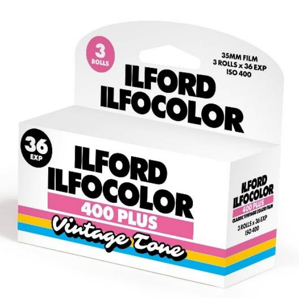 イルフォード イルフォカラー ヴィンテージ トーン 400 プラス 135-36枚撮 3本パック ILFORD ILFOCOLOR Vintage Tone 400 Plus