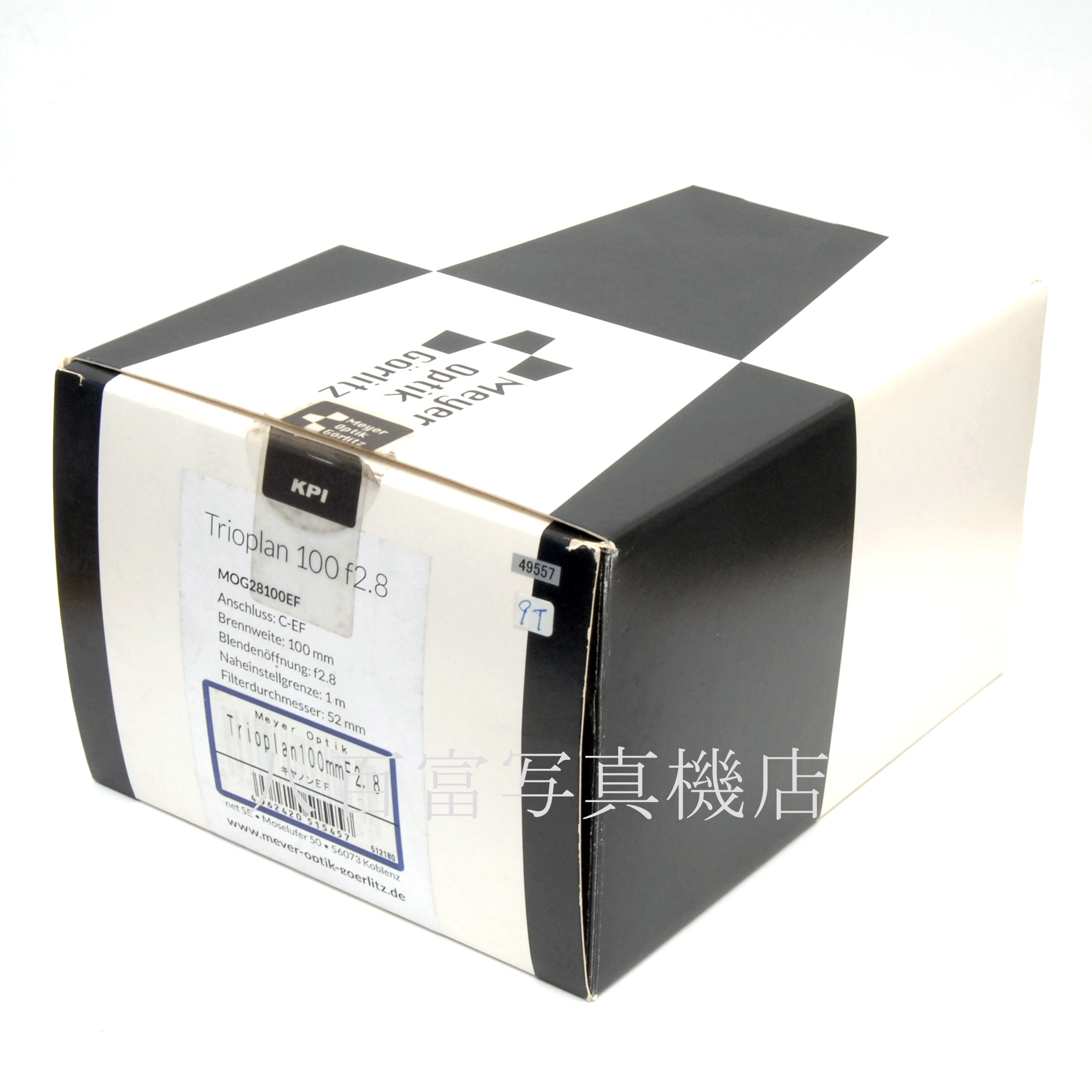 【中古】メイヤー トリオプラン 100mm F2.8 ブラック キャノンEOS用 Meyer Optik Görlitz 中古交換レンズ 49557