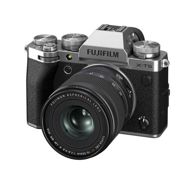 《生産完了》 フジフイルム FUJIFILM X-T5 XF16-50mm レンズキット / シルバー / 日英2言語設定モデル