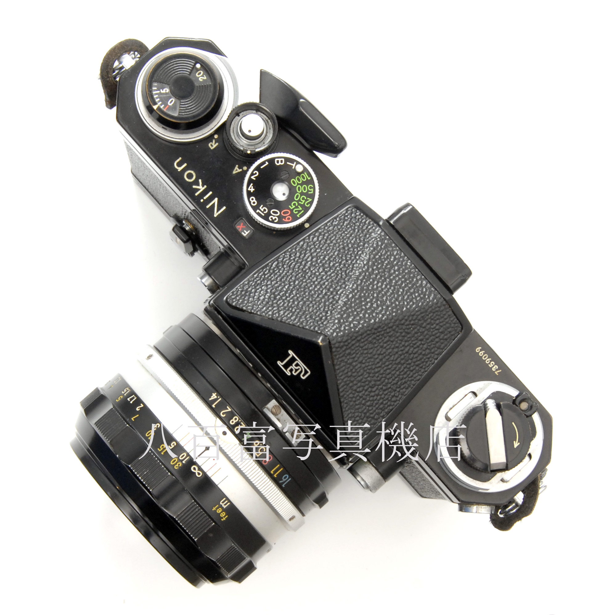 【中古】ニコンNew F アイレベル 50mm F1.4 (C) ブラック Nikon 中古フイルムカメラ 67082