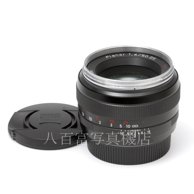 【中古】 ツァイス Planar T* 50mm F1.4 ZE キヤノンEOS用 Carl Zeiss 中古交換レンズ 60696