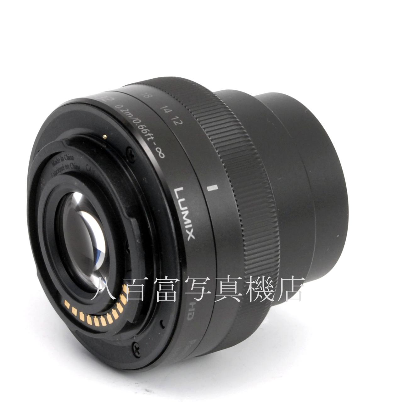 【中古】 パナソニック LUMIX G VARIO 12-32mm F3.5-5.6 ASPH. MEGA O.I.S. ブラック マイクロフォーサーズ用 Panasonic 中古交換レンズ 67644