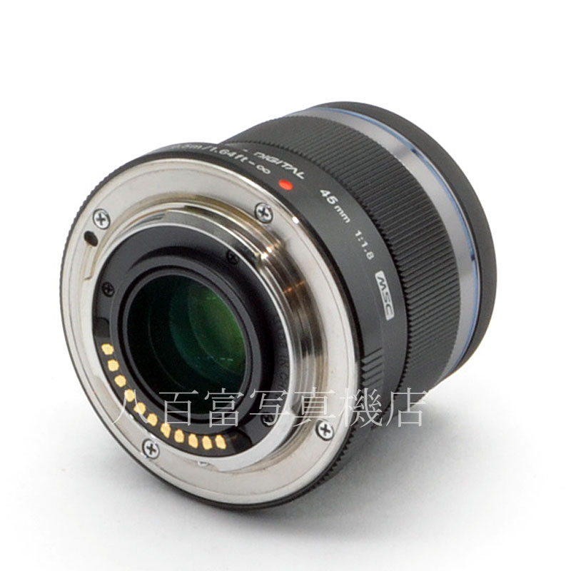 【中古】 オリンパス M.ZUIKO DIGITAL 45mm F1.8 ブラック OLYMPUS ズイコー マイクロフォーサーズ 中古交換レンズ A51764