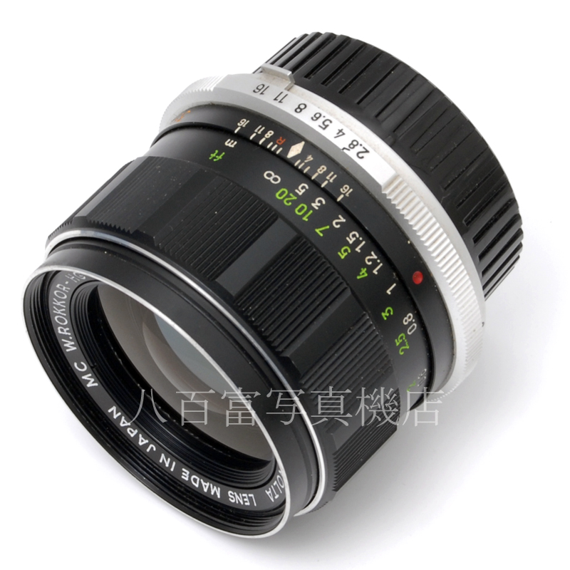 【中古】 ミノルタ MC ROKKOR 35mm F2.8 前期型 minolta 中古交換レンズ 60740