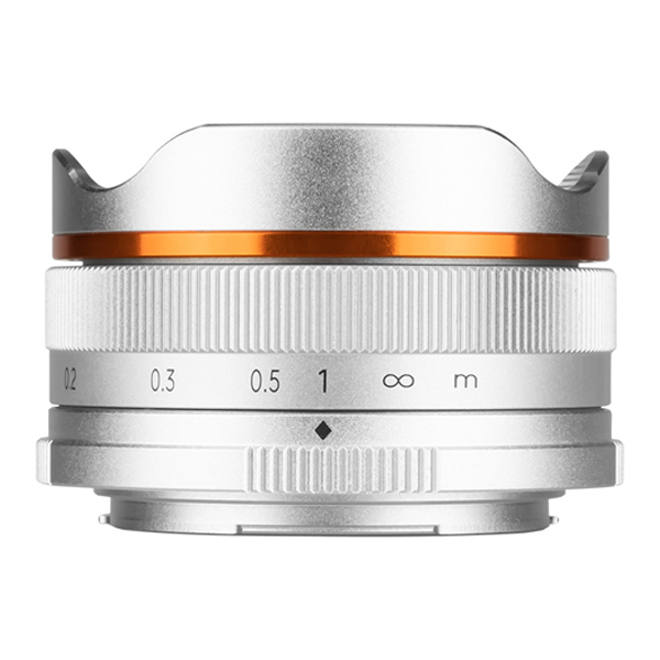 《新製品予約》 Brightin Star 10mm F5.6 Fish-eye / シルバー / FUJI X / 魚眼レンズ / APS-Cサイズ専用 / フジフイルムXマウント / ブライティンスター