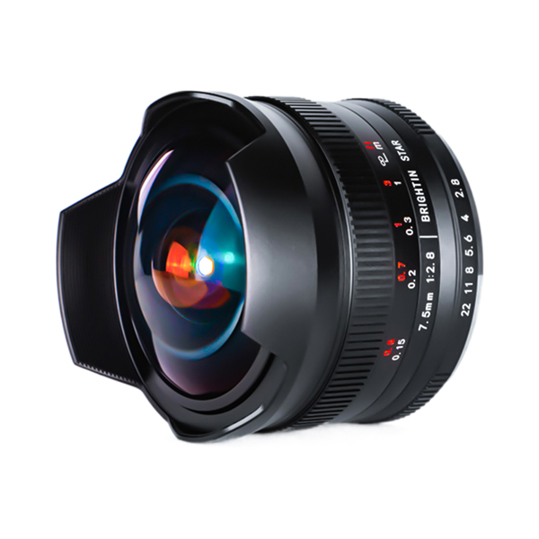 《新製品予約》 Brightin Star 7.5mm F2.8 Fish-eye / SONY-E / 魚眼レンズ / APS-Cサイズ専用 / ソニーE マウント / ブライティンスター