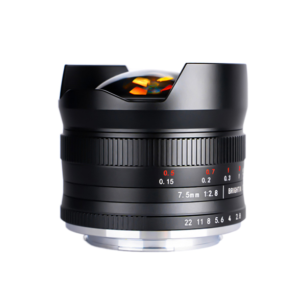 《新製品予約》 Brightin Star 7.5mm F2.8 Fish-eye / SONY-E / 魚眼レンズ / APS-Cサイズ専用 / ソニーE マウント / ブライティンスター