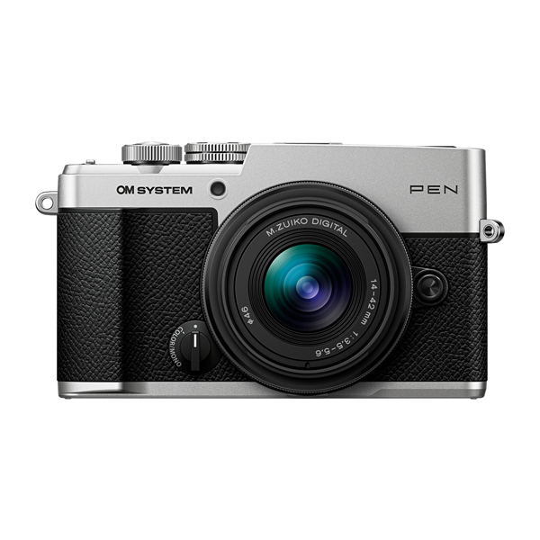 《新製品予約》 OM SYSTEM PEN / 14-42mm F3.5-5.6 III レンズキット / シルバー / ミラーレス一眼カメラ