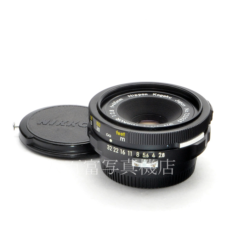 【中古】 GN Auto Nikkor 45mm F2.8 初期型 9枚絞り Nikon オートニッコール 中古交換レンズ  57380｜カメラのことなら八百富写真機店