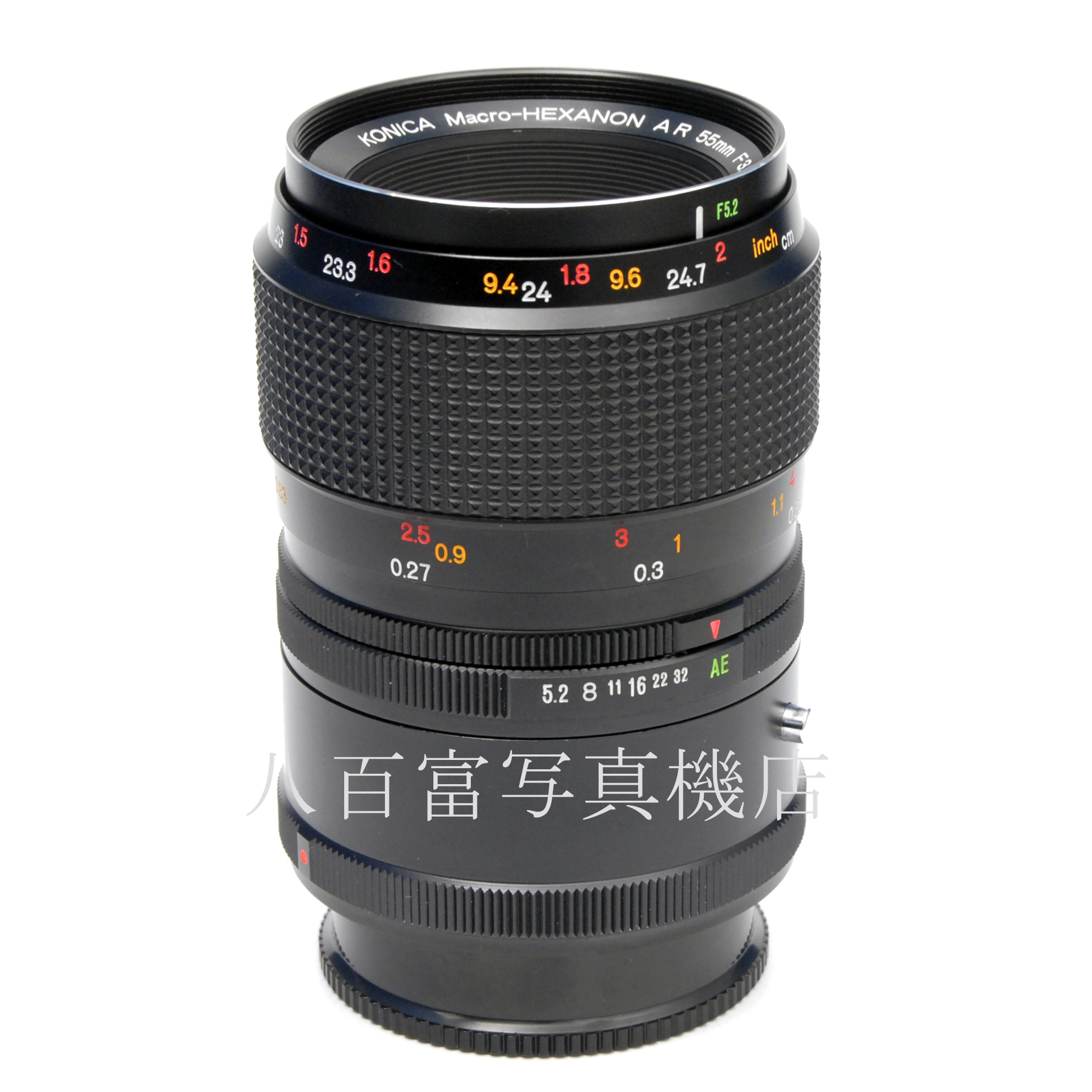 【中古】コニカ マクロ ヘキサノン AR 55mm F3.5 AE 等倍リング付 KONICA 中古交換レンズ 66505