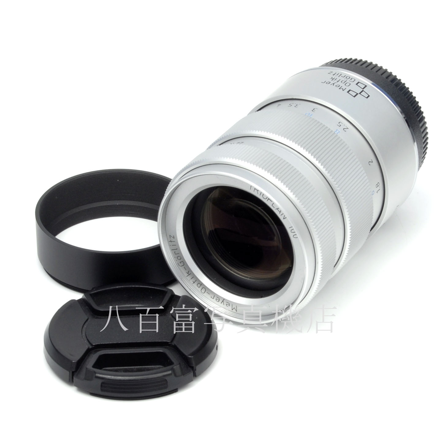【中古】メイヤー トリオプラン 100mm F2.8 シルバー ニコンＦ用 Meyer Optik Görlitz 中古交換レンズ K3902