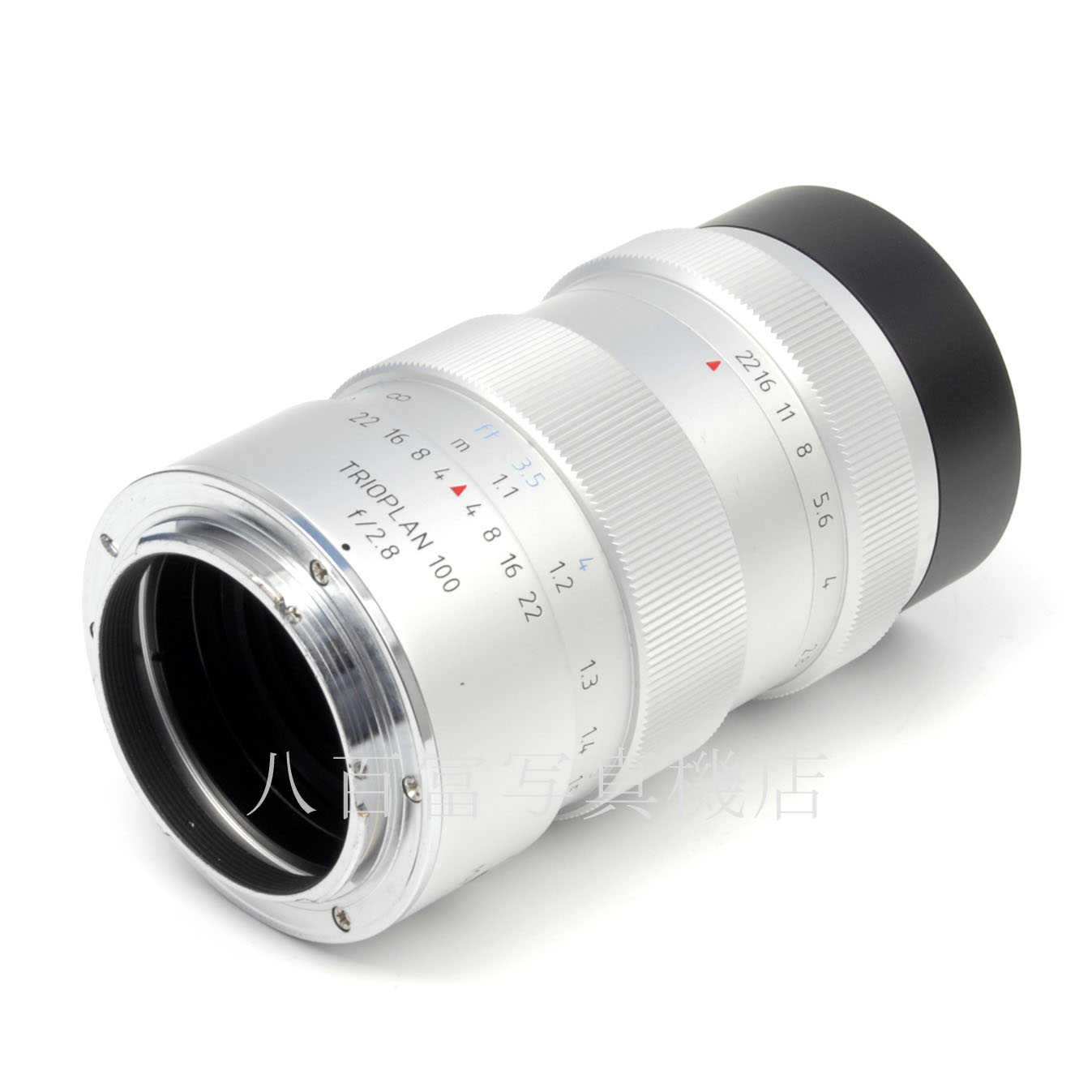 【中古】メイヤー トリオプラン 100mm F2.8 シルバー ニコンＦ用 Meyer Optik Görlitz 中古交換レンズ K3902