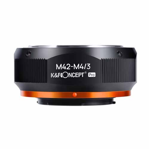 K&F Concept レンズマウントアダプター / KF-42M43.P / レンズ側：M42 ボディ側：マイクロフォーサーズ