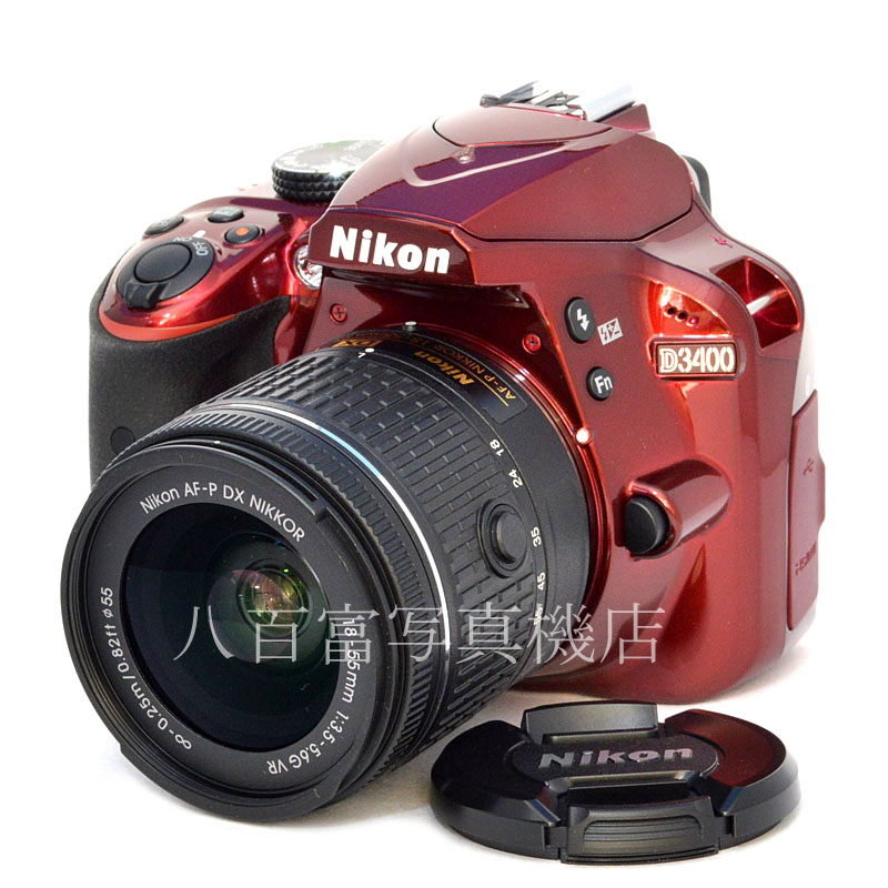 新品 未使用 Nikon D3400 レッド ボディ AF-S18-55 VRⅡ