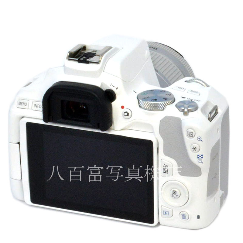 中古】 【未使用品】キヤノン EOS Kiss X10 ホワイト 18-55mm IS STM