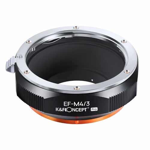 K&F Concept レンズマウントアダプター / KF-EFM43.P / レンズ側：キヤノンEF ボディ側：マイクロフォーサーズ