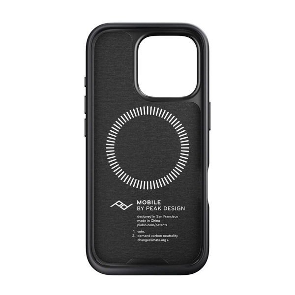 ピークデザイン エブリデイ ケース ナイロンキャンバス 16 Pro / チャコール / M-MC-BU-CH-1 / PeakDesign