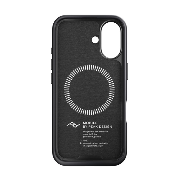 ピークデザイン エブリデイ ケース ナイロンキャンバス 16 / チャコール / M-MC-BS-CH-1 / PeakDesign