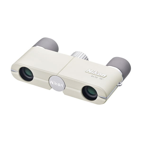 ニコン 双眼鏡 Nikon 遊 4x10D CF / アイボリーホワイト
