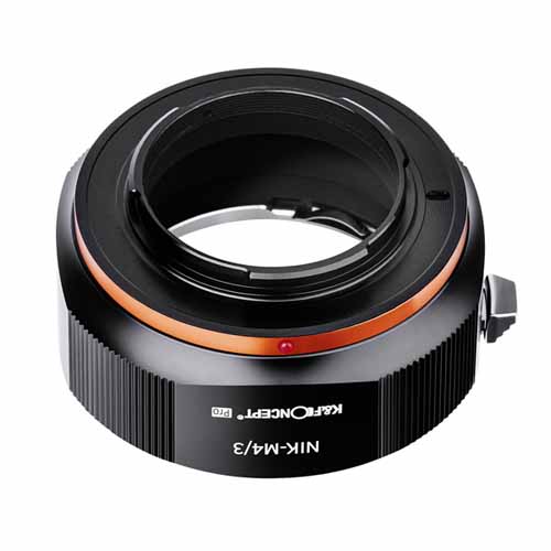 K&F Concept レンズマウントアダプター / KF-NFM43.P / レンズ側：ニコンF ボディ側：マイクロフォーサーズ