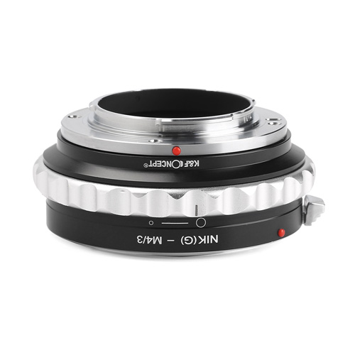 K&F Concept レンズマウントアダプター / KF-NGM43-2 / レンズ側：ニコンF（Gタイプ対応）ボディ側：マイクロフォーサーズ