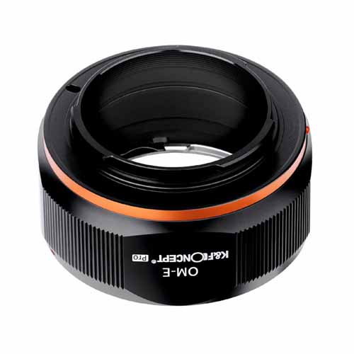 K&F Concept レンズマウントアダプター / KF-OME.P / レンズ側：オリンパスOM ボディ側：ソニーE